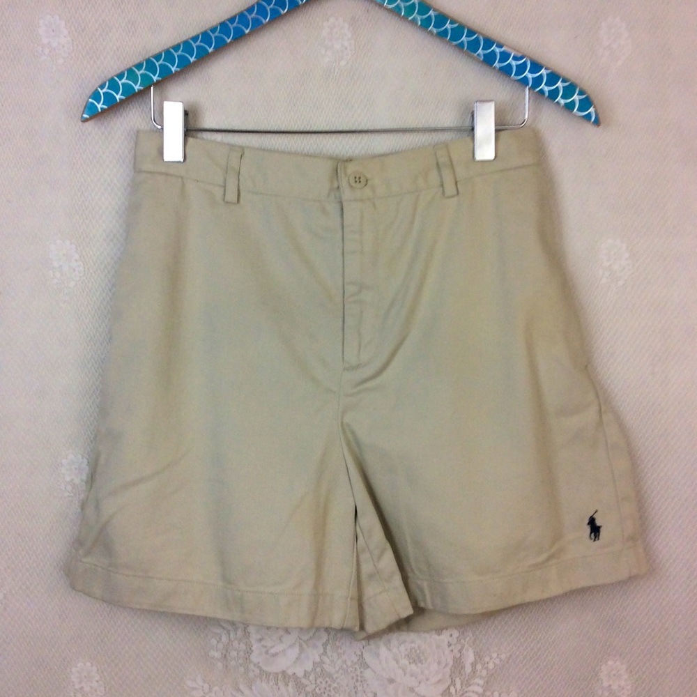 RL Sport Classic Flat Front Khaki Shorts 4